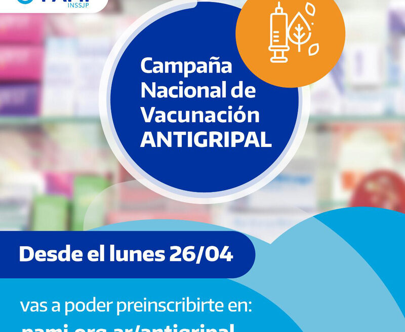 PAMI se suma la campaña nacional de vacunación antigripal PAMI se suma la campaña nacional de vacunación antigripal